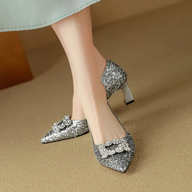 Gloria | Glitter Pumps 8