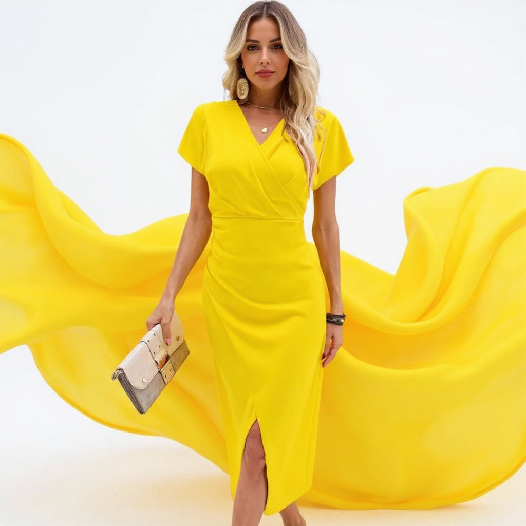 Grace™ | Elegant Midi Dress for Wedding Guests 0