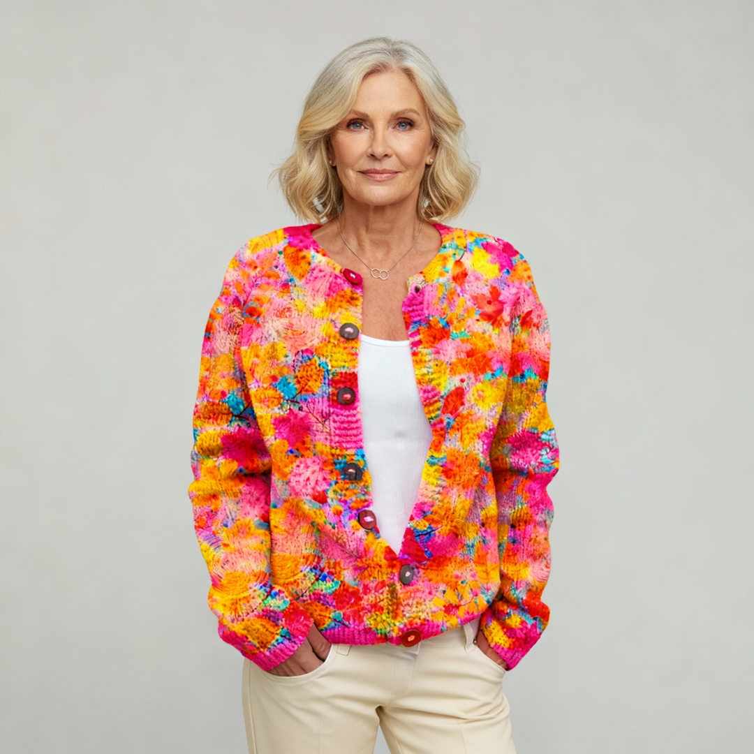 Gwen | Floral Print Cardigan 0