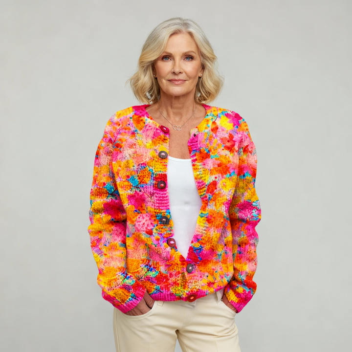 Gwen | Floral Print Cardigan 0