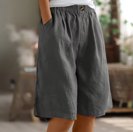 Hadubrandis – Wide-leg leisure shorts 1