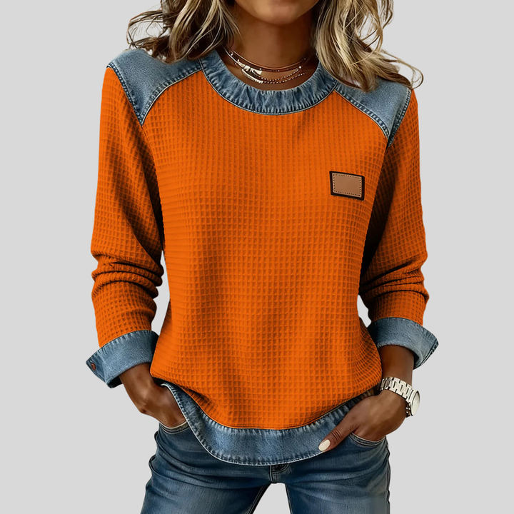 Hana™ | Cozy Patchwork Sweatshirt 2