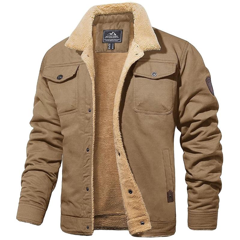 Hudson - Men's Sherpa-Lined Bomber Jacket 0