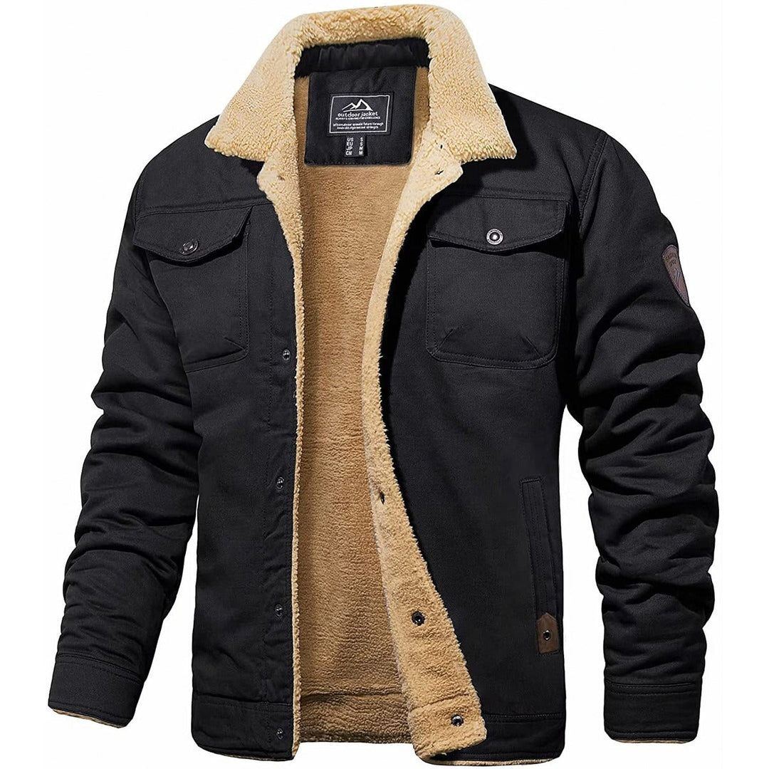 Hudson - Men's Sherpa-Lined Bomber Jacket 1