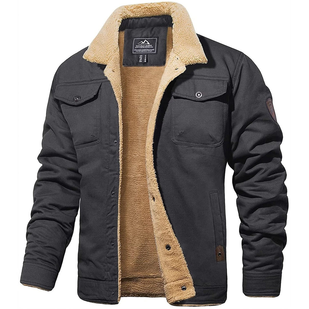Hudson - Men's Sherpa-Lined Bomber Jacket 3