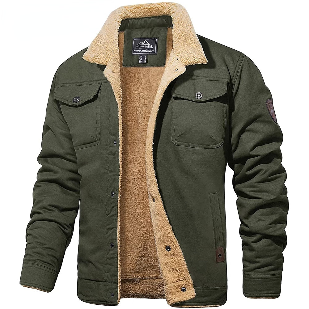 Hudson - Men's Sherpa-Lined Bomber Jacket 4