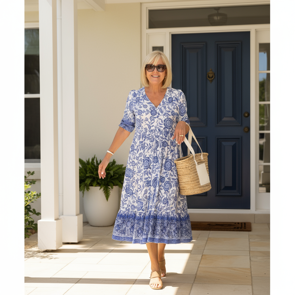 Janet™ | Elegant Floral Dress 1