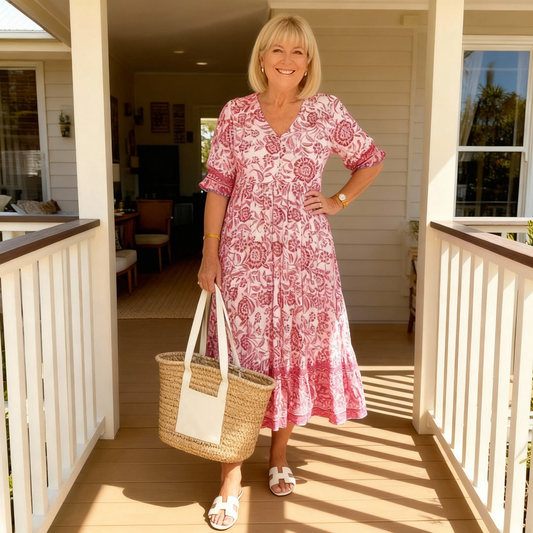 Janet™ | Elegant Floral Dress 3