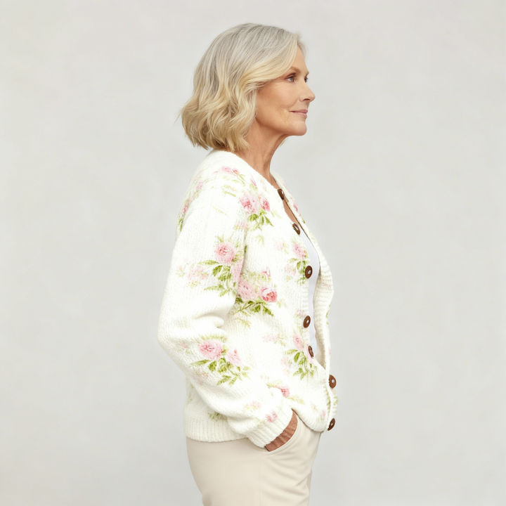 Jessie | Flower Art Cardigan 1