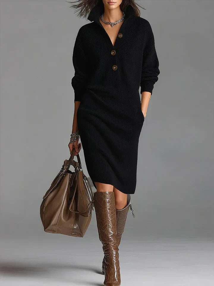 Judi | Elegant Sweater Dress 1