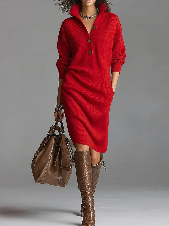 Judi | Elegant Sweater Dress 3