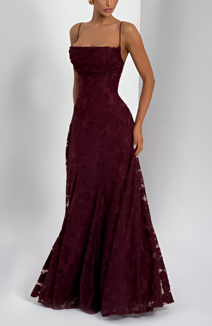 Kaleah - Maxi Dress with Lace Bodice 1