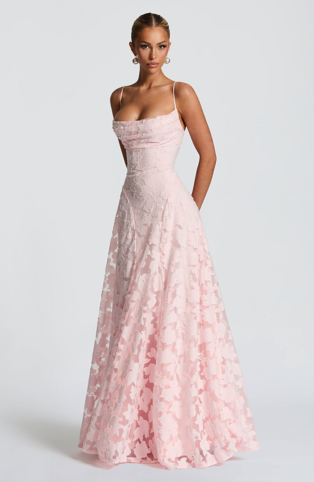 Kaleah - Maxi Dress with Lace Bodice 2