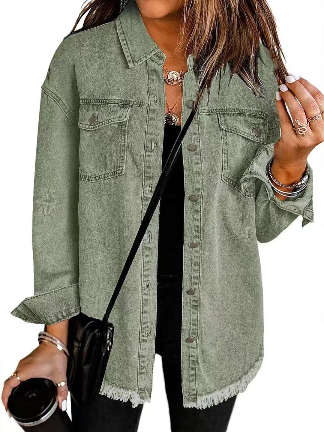 Katja™ | Relaxed Oversized Denim Jacket for Women 3