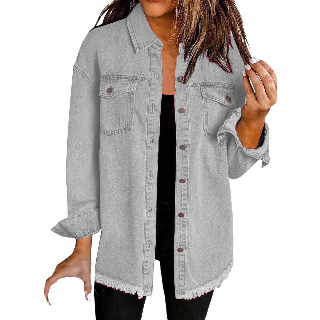 Katja™ | Relaxed Oversized Denim Jacket for Women 9