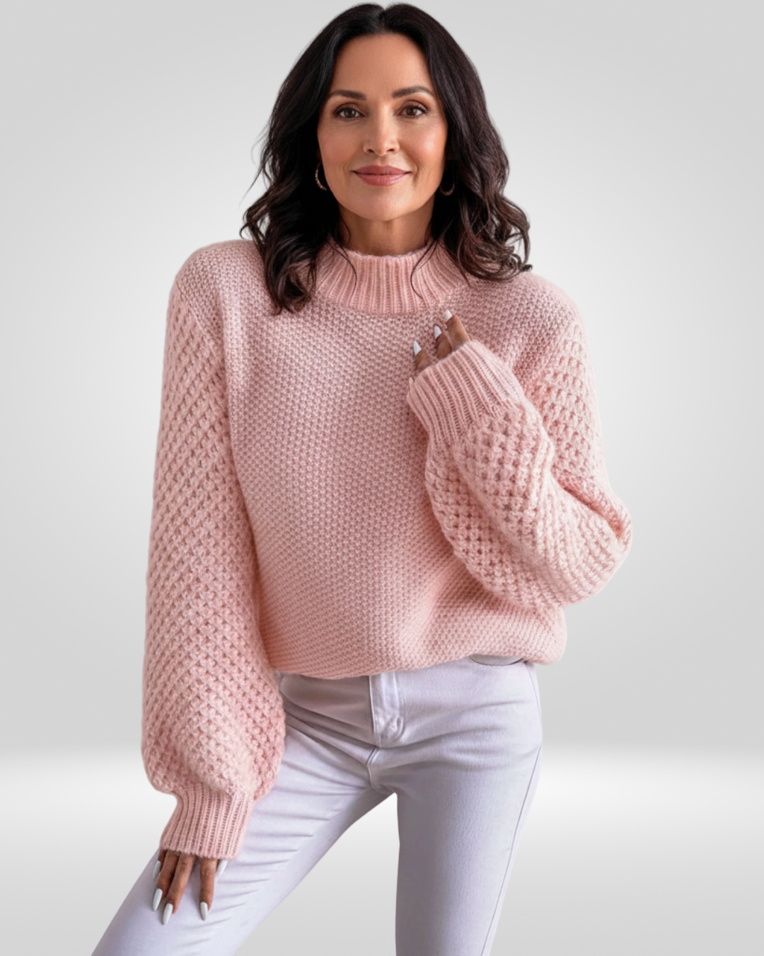 LUNA | CHARMING PULLOVER SWEATER 1