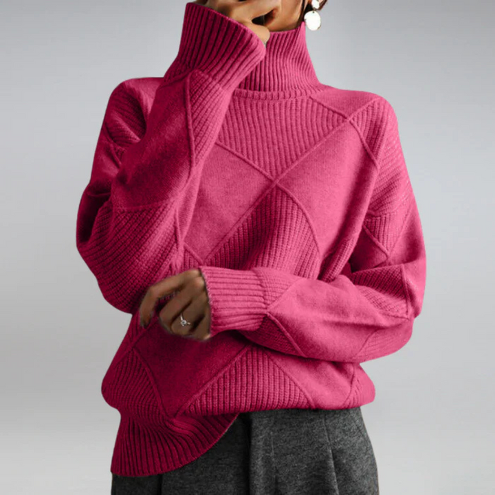 Lauren | Luxe Cashmere Turtleneck Sweater 0