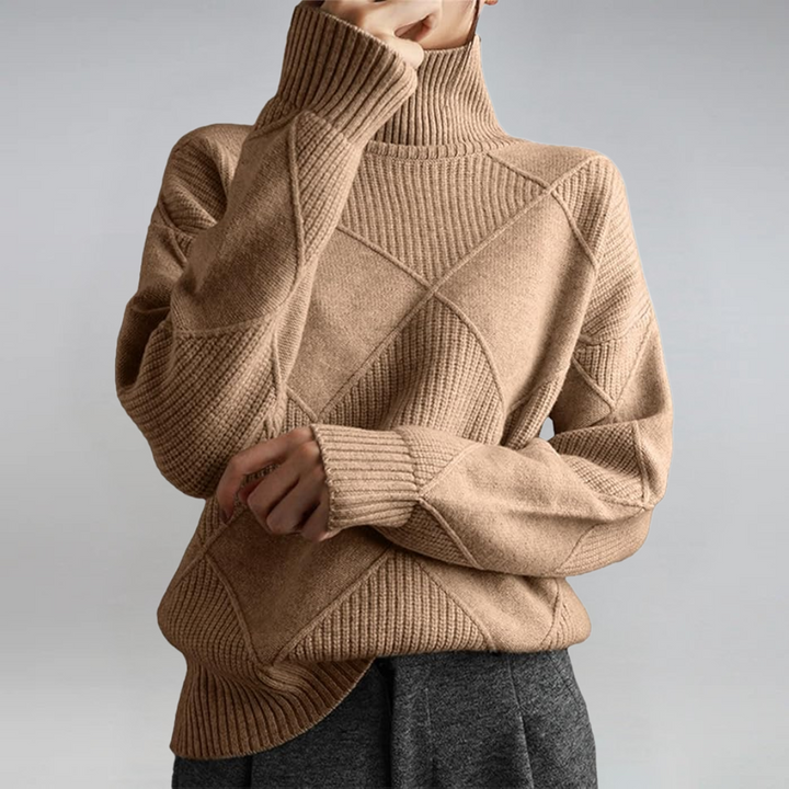 Lauren | Luxe Cashmere Turtleneck Sweater 1