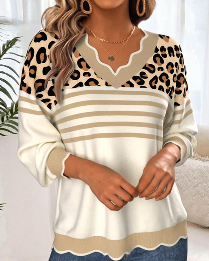 Leah™ | Chic V-Neck Sweater for Women 2