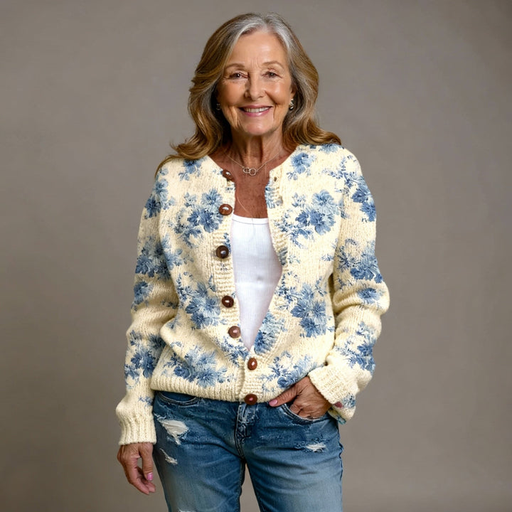 Lianne | Floral Art Cardigan 0