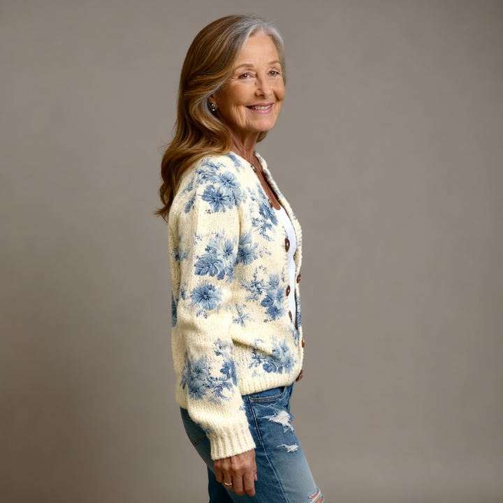Lianne | Floral Art Cardigan 1