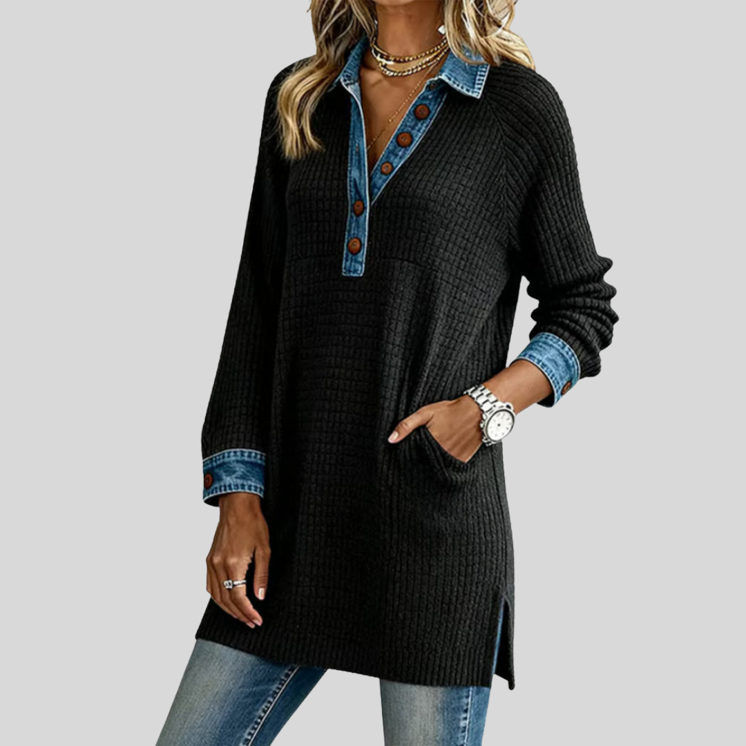 Liora™ | Cozy Ribbed Women's Top 0