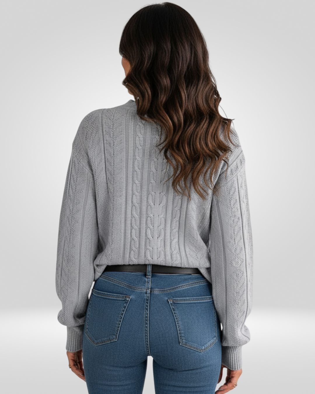 Louisa | Casual Knitted Cable Sweater 2