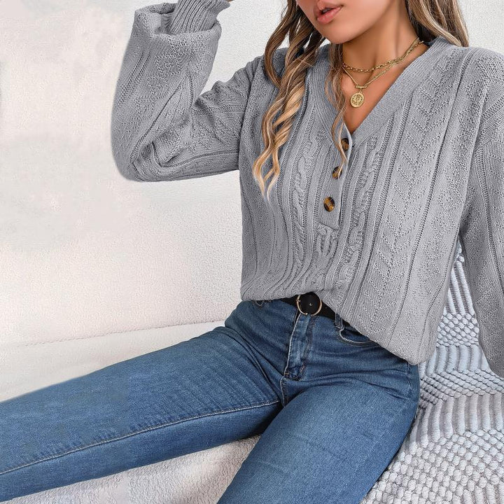 Louisa | Casual Knitted Cable Sweater 6