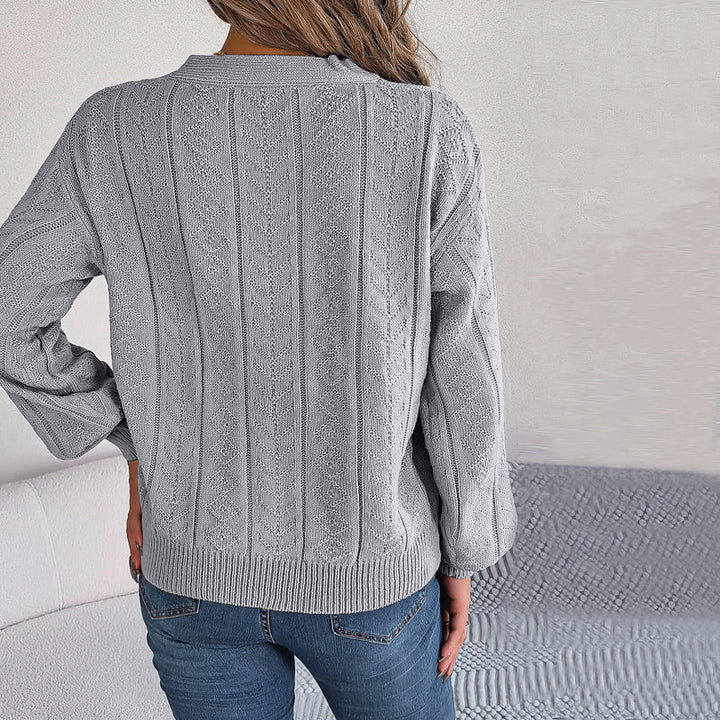 Louisa | Casual Knitted Cable Sweater 7
