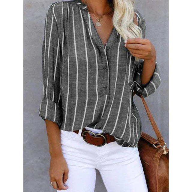 Maddie | Striped Shirt 10