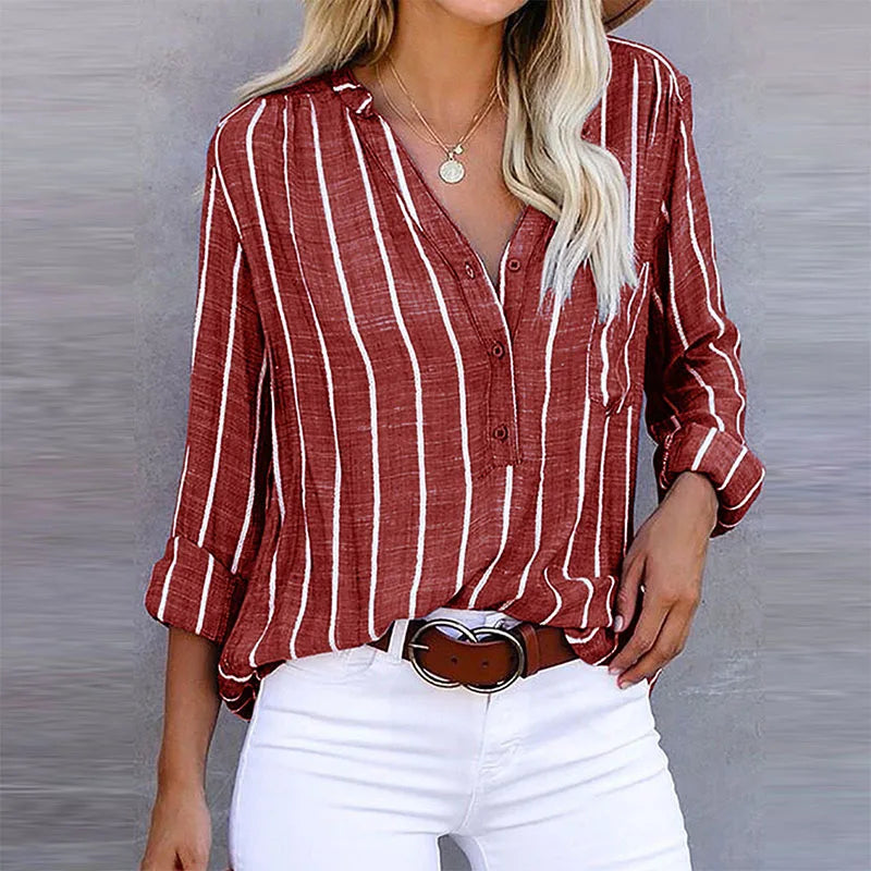 Maddie | Striped Shirt 2