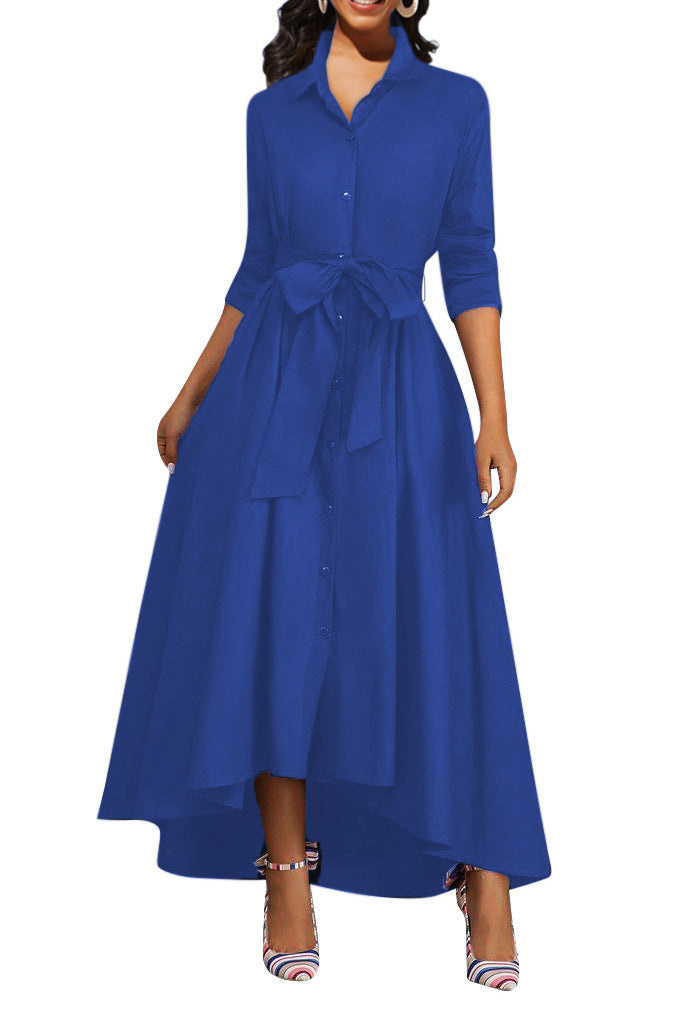 Marianne | Holiday Perfect Button-Front Maxi Dress 4