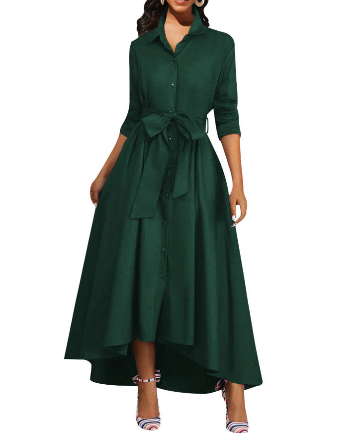 Marianne | Holiday Perfect Button-Front Maxi Dress 5