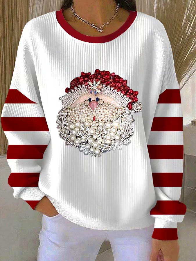 Mila - Christmas sweater with Santa Claus motif 1