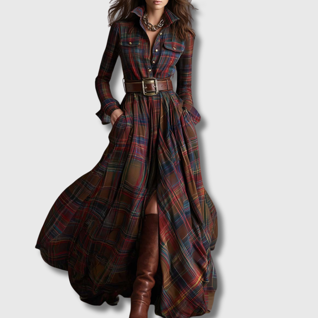 Mireline | Classic Button-Up Shirt Dress 1