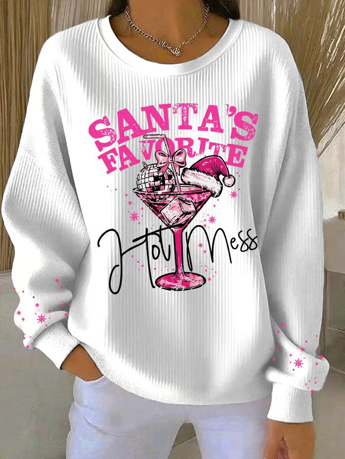 Noa - Christmas sweater with festive print 2