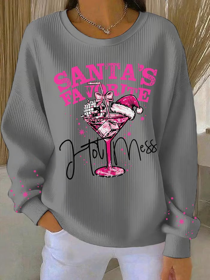 Noa - Christmas sweater with festive print 3