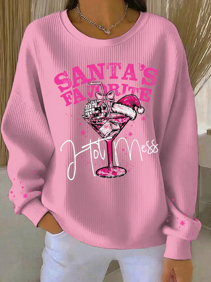 Noa - Christmas sweater with festive print 4