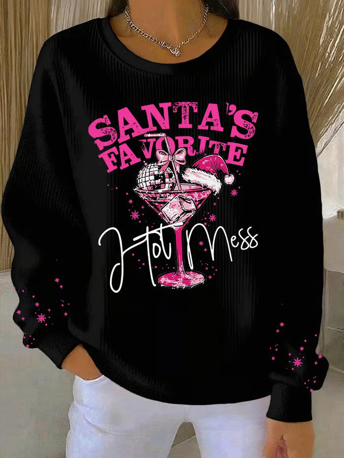 Noa - Christmas sweater with festive print 5