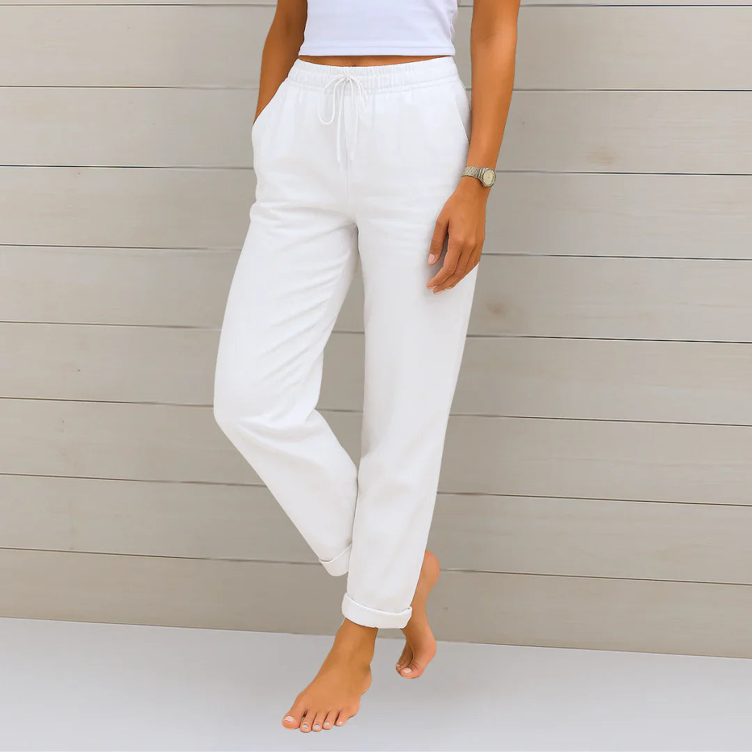 Noah™ | Elegant Linen Pants for Women 1