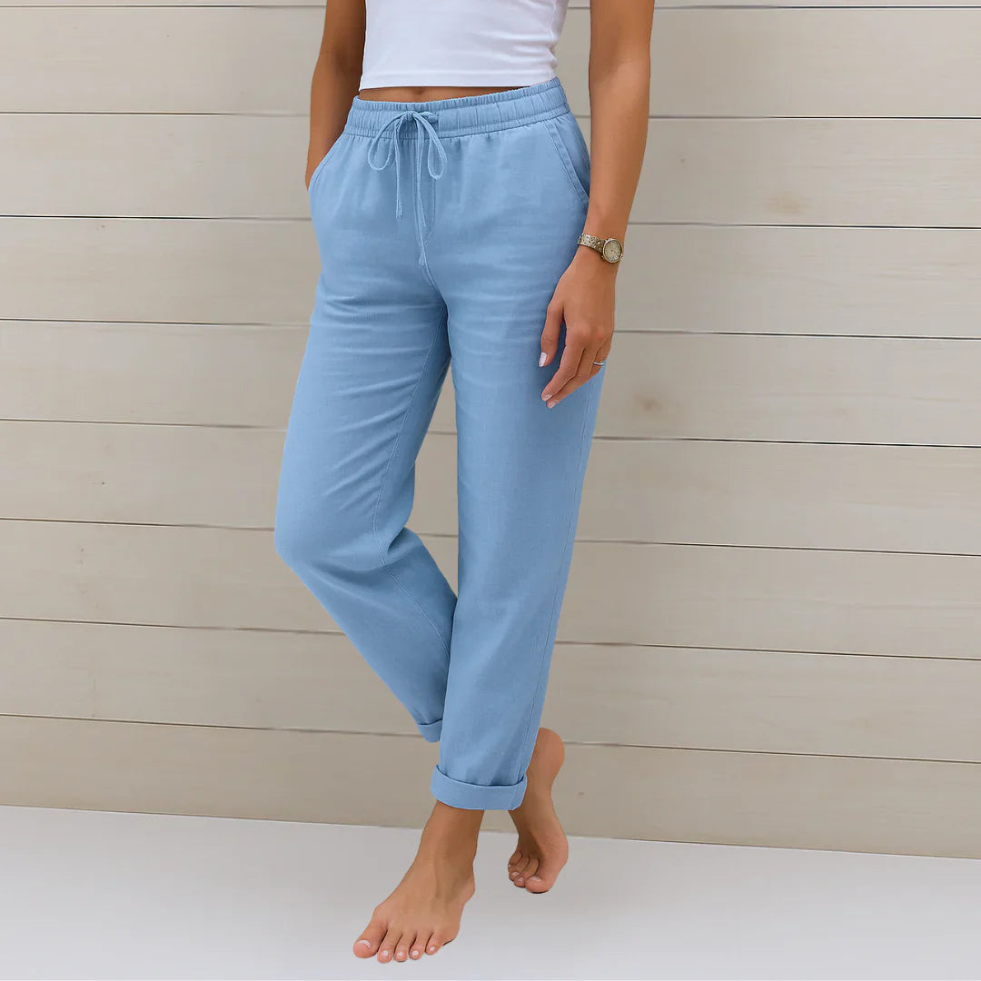 Noah™ | Elegant Linen Pants for Women 2