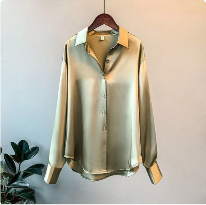 Olivia | Luxe Satin Blouse 2