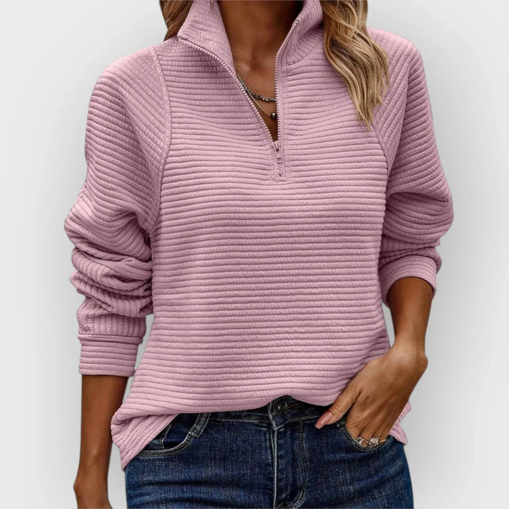 Olivia™ | Chic Half Zip Pullover 0