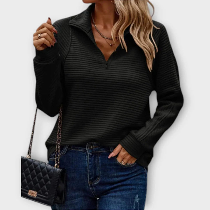 Olivia™ | Chic Half Zip Pullover 3