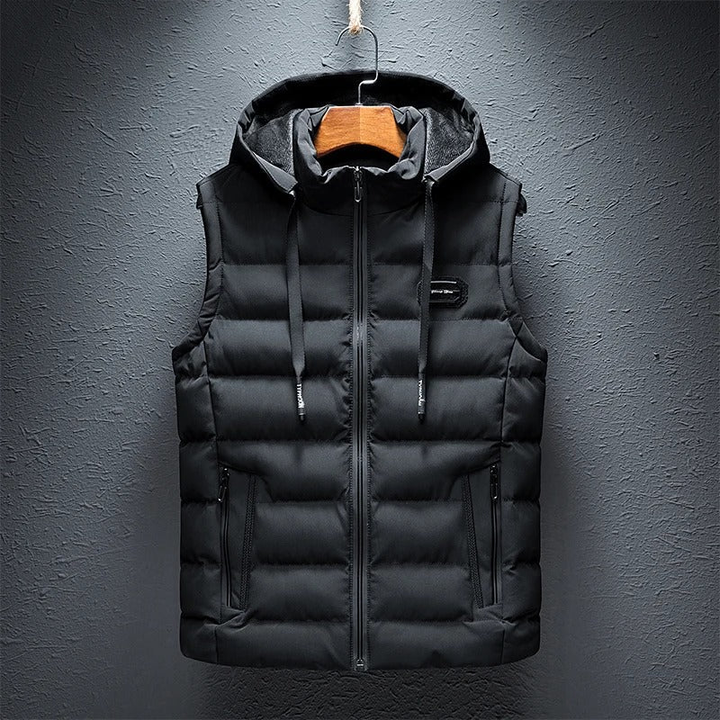 Renzo - Sleek Hooded Vest 0