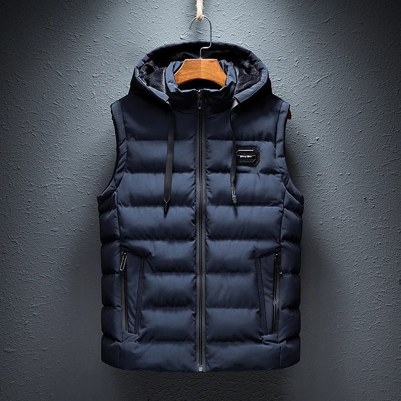 Renzo - Sleek Hooded Vest 1