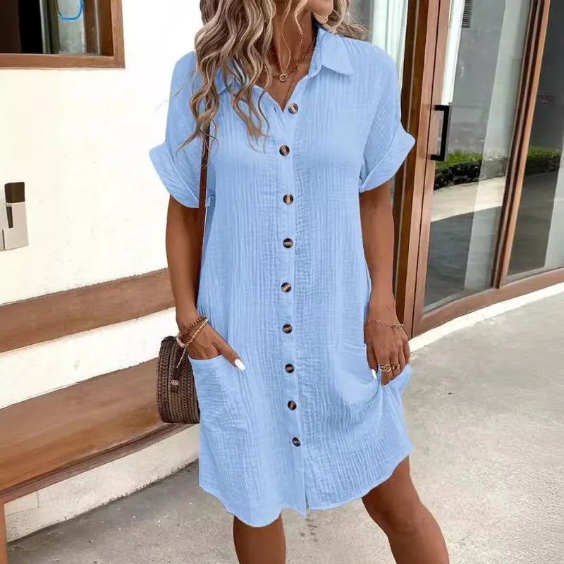 Elodie   | Elegant Shirt Dress