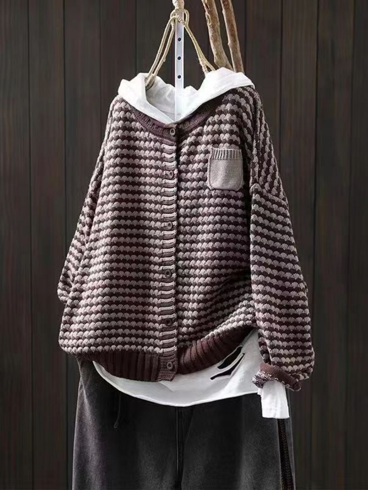 SELIORA | TEXTURED KNIT CARDIGAN 2