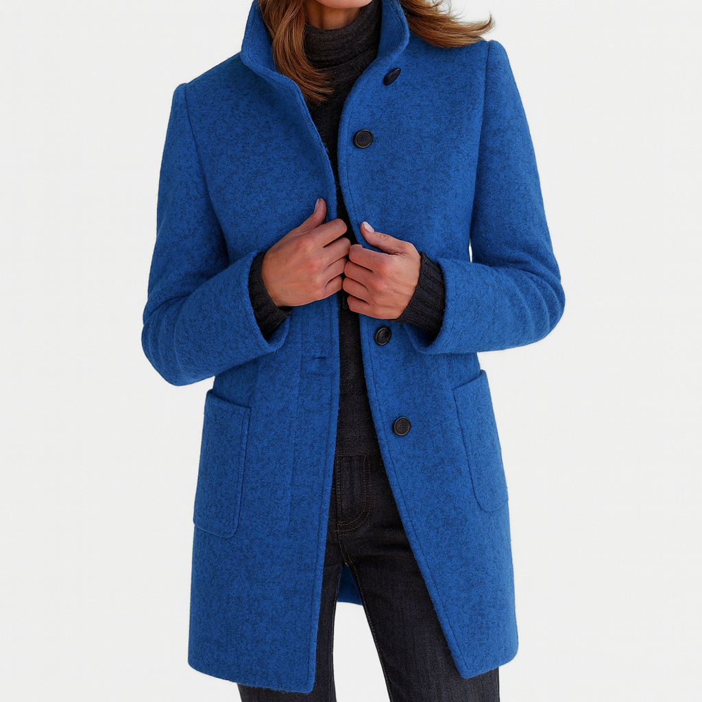 STELLA™ | Elegant Warm Collar Coat 1