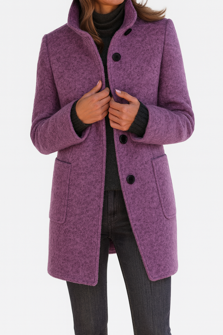 STELLA™ | Elegant Warm Collar Coat 4